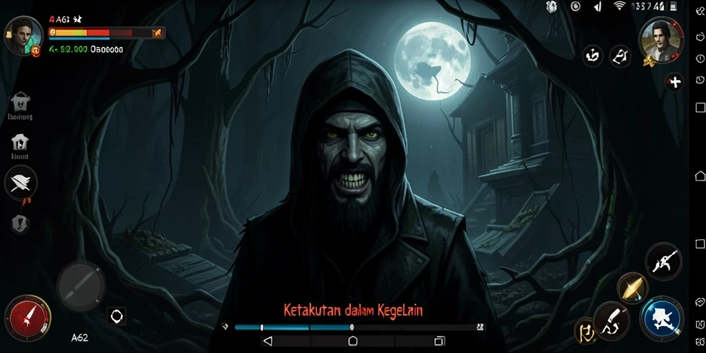 Gameplay menyeramkan dengan efek suara menegangkan.