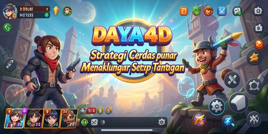 Tampilan gameplay DAYA4D dengan strategi yang menantang dan kreatif.