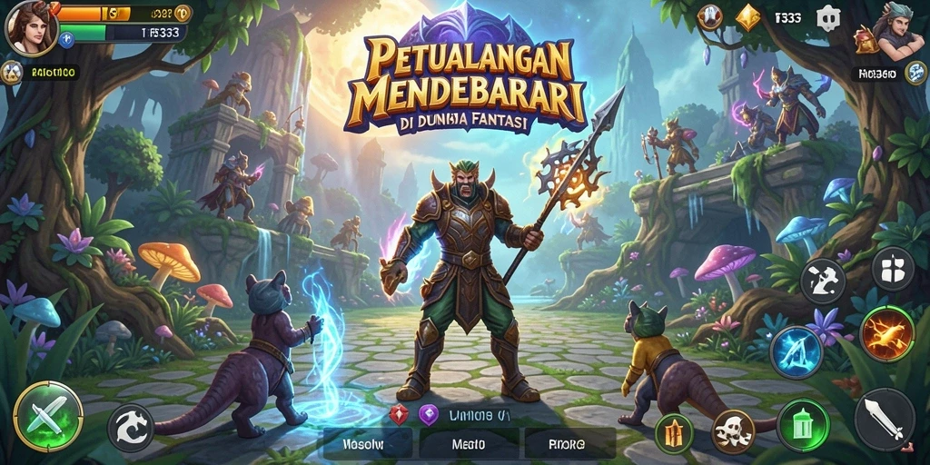 Tampilan gameplay FB333 yang menawan dalam petualangan menarik.