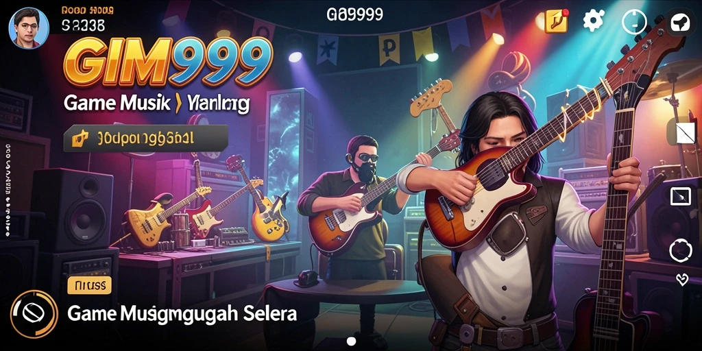 Screenshot GIM999 menampilkan antarmuka gameplay yang menarik dan interaktif.