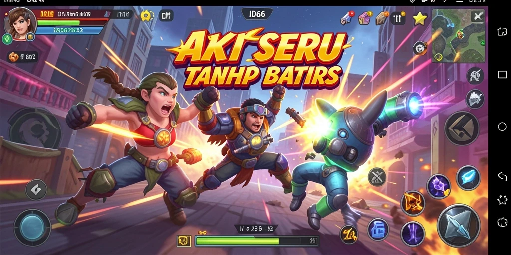 Tampilan gameplay mendebarkan dari ID66 dengan aksi-tempur tanpa henti.