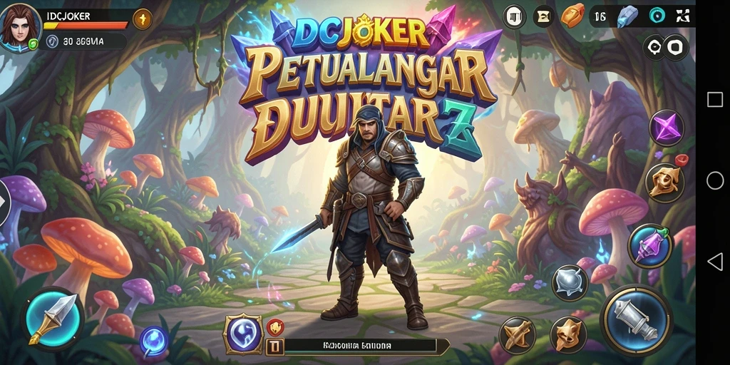Screenshot gameplay IDCJOKER menampilkan petualangan epik di dunia fantasi.