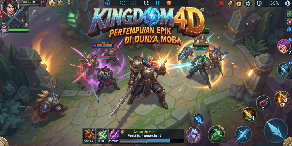 Tampilan menarik dari gameplay seru di KINGDOM4D.