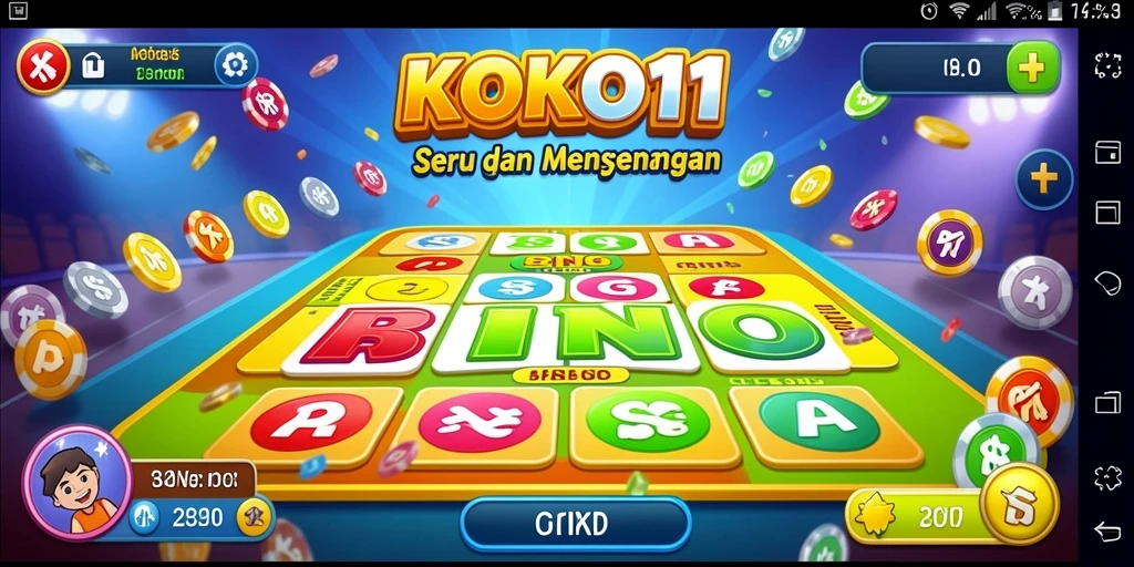 Gameplay seru KOKO11 dengan suasana Bingo yang menarik.
