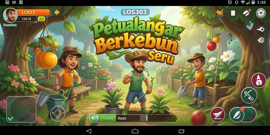 Tampilan permainan LOS303 yang menarik dengan aktivitas bertani.
