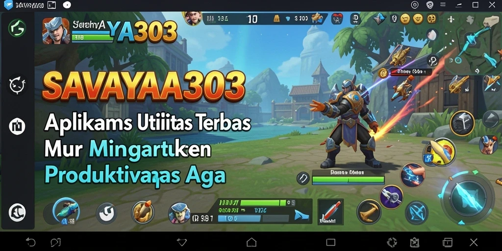 Tampilan antarmuka pengguna SAVAYA303 yang sederhana dan fungsional.